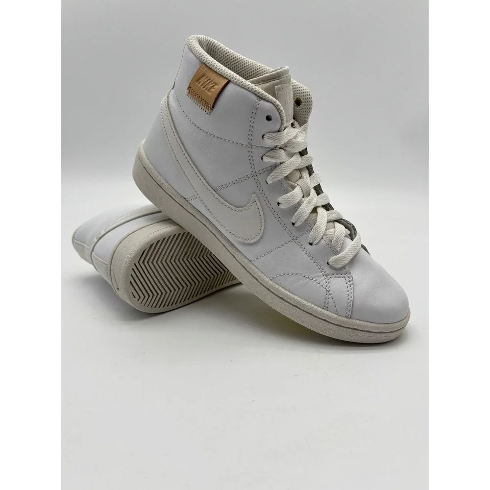 Nike Court Royale 2 Mid Womens White Sneakers CT1725-100 Size 6